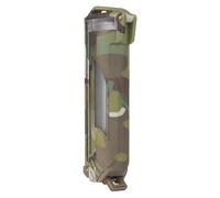 Support de Stockage de Batterie Tactique, Boîtier de Stockage de Batterie Étanche, Boîtier de Rangement Portable pour Piles de Lampe de Poche CR123, AAA et AA(CP)
