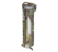 Support de Stockage de Batterie Tactique, Boîtier de Stockage de Batterie Étanche, Boîtier de Rangement Portable pour Piles de Lampe de Poche CR123, AAA et AA(CP)