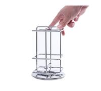 Support De Stockage De Capsules De Café, Compatible Avec Nespresso, Placage D'affichage De Boîte De Capsules, Supports Rotatifs En Métal Peu Encombrants(Silver 1pcs)