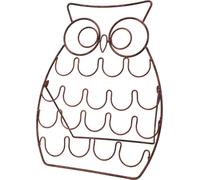 Support de stockage de dosettes de café Support d'organisation de stockage de dosettes de café Grande capacité Support de capsules de café pour comptoir en forme de hibou Doré