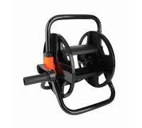 Support de stockage de tuyau d'enroulement, 9,4 × 9,8 × 12,8 pouces ABS support de stockage d'eau à bras unique Guanzi d'eau de jardin chariot enrouleur de tuyau mobile pour