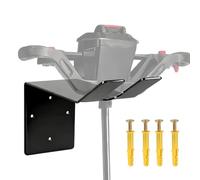 Support de stockage pour tarière à glace - Support mural vertical en forme de L en métal pour la gestion des outils de stockage pour tarière Équipement de sport Câble Tuyau Jardin Garage Intér