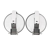 Support de Store XTevu, Paire de Supports de loquet, Compatible avec Les modèles T4, T5, T6, T7, ID. Buzz Beach, kit de Remplacement pour Pieds de Store (Blanc)