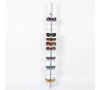 Support de Support de Lunettes en Alliage d'aluminium, Présentoirs de Lunettes muraux Support Organisateur de Lunettes de Soleil avec Serrure antivol,Support de Rangement pour Lunettes de Lecture