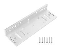 Support de support de montage en L pour porte en alliage d'aluminium, support de montage de serrure robuste pour serrure magnétique électrique de 500 kg/1102,31 lb, support