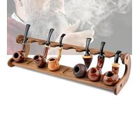 Support De Support De Pipe À Tabac en Bois, Support De Pipe À Tabac, Fait À La Main À Partir De Noyer Noir, Supports De Pipe pour Pipes À Fumer (Pipes Non Incluses)