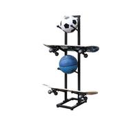 Support De Support De Plancher De Supports De Planche À roulettes, Cintre Autoportant D'organisateur De Stockage De Planche À roulettes À 4 Niveaux, for La Maison Et Le Garage(Black)