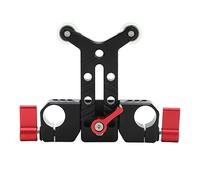 Support de Support D'objectif Long, Support D'objectif en Forme de Y avec Hauteur Réglable de 35 Mm, pour Plate-Forme D'épaule D'appareil Photo Reflex Numérique avec Tiges de 15 Mm