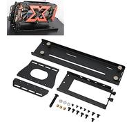 Support de Support GPU, Support GPU Vertical Réglable pour Carte Graphique avec éclairage LED ARGB 7 Emplacements PCI, Carte Graphique PCI E 3.0 X16 Support Magnétique VGA (26*8.2*12.8cm)