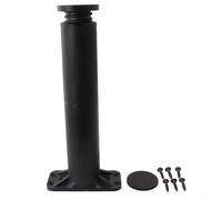 Support de surélévation de meubles avec design télescopique réglable pour support de poutre de lit, combinant des matériaux en acier et plastique avec méthode de fixation par vis (20-37 cm)