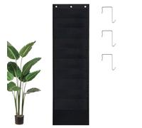 Support de suspension de porte - 285 g - Poches murales à 10 niveaux - Support de sac de rangement pliable, cintre en tissu durable avec crochets en métal solides | Organiseur de bureau à domicile
