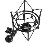 Support de suspension en métal noir Spider Shock Mount, base de 46 mm pour micros de studio, design anti-vibration pour Neumann U87, Lewitt 240, Pro Recording Microphone Bracket