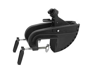 Support de suspension pour moteur de bateau de pêche en plastique, support de hors-bord rotatif pour kayaks et bateaux gonflables, support de suspension de hélice réglable à 90
