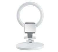 Support de tÃ©lÃ©phone Platyne Ring light Blanc TU