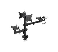 Support de Table Ajustable - TOOQ - TQPM0002 - 2 Écrans 17-32" - Imprimante - Terminal avec Lecteur