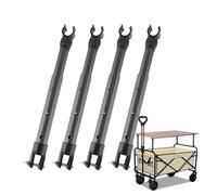 Support de table de camping - Barre de table pliable - Support pour chariot portable - Support réglable pour équipement de randonnée, lieu de travail en plein air, équipement de pique-nique, cuisine