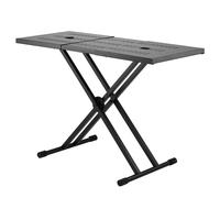 Support de Table DJ-Duoku-Hauteur Réglable-pour Ordinateur Portable et Contrôleur DJ-avec Cadre Pliable Double X