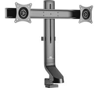 Support de table double écran Support de table d'ordinateur 360° Full Motion 14kg 17-27" Homeoffice
