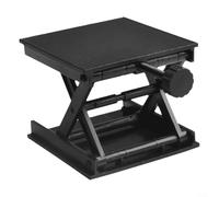 Support de table élévatrice en plastique noir pour travail du bois (tout en
