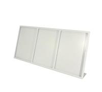 Support de table en acier inoxydable A4, présentoir de menu en forme de L pour bars et hôtels, publicité d'automne, support d'affichage (blanc, A4-63 x 29,7 cm)