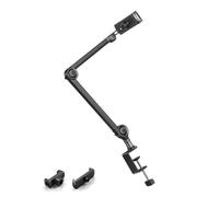Support de table en aluminium pour tablettes et téléphones, bras de serrage réglable, compatible avec les appareils de 4, 6 à 13 pouces pour le travail à domicile, regarder et filmer confortablement