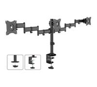 Support de table - Maclean - MC-691 - 3 moniteurs 13-27"" - Charge max 8kg - Inclinable à 45°