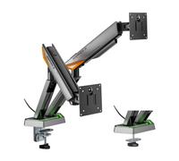 Support de table pivotant et inclinable à contrepoids pour moniteur/téléviseur Aisens RGB Gaming