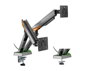 Support de table pivotant et inclinable à contrepoids pour moniteur/téléviseur Aisens RGB Gaming