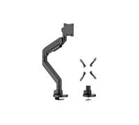 Aisens Support de table pivotant et inclinable PRO de 24 à 57 – 27 kg – (3 pivots - 1 bras) – Noir