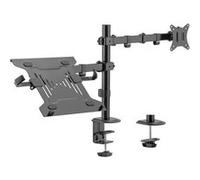 Aisens Support de table pivotant et inclinable pour portable/moniteur/TV 17–32 9 kg Noir G