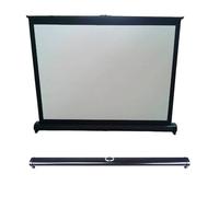 Support de table portable pour écran de projection de 101,6 cm avec design rétractable dans un étui en aluminium pour 4 ou 3 projecteurs téléobjectifs, intérieur, voyage, camping, affaires