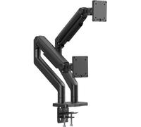 Digitus Support de table pour écran 2 Écran(s) 124,5 cm (49\ ) noir