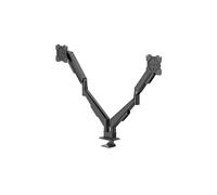 Hama Support d'écran 00220907 pour 2 moniteurs – vérin à gaz, entièrement mobile, 17–35" Noir