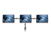 Manhattan Support de bureau 461658 3 écrans 13–27" pince VESA 75/100 mm charge max 21 kg noir