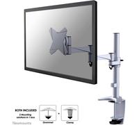 Support de table pour écran Neomounts FPMA-D1330SILVER 25,4 cm (10) - 76,2 cm (30) réglable en hauteur, inclinable, mobile, rotatif, extensible argent