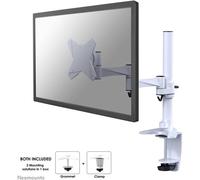 Support de table pour écran Neomounts FPMA-D1330WHITE 25,4 cm (10\ ) - 76,2 cm (30\ ) réglable en hauteur, inclinable, mobile
