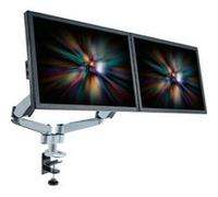 SpeaKa Professional Support de table pour écran SP-1624800 SuperFlex 2 Écran(s) 25,4 cm (10\ ) - 68,6 cm (27\ ) argent-noi