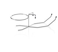 Support de table pour refroidisseur de bouteilles en Chrome L 540 mm Diamètre 200 mm