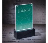 Support de table Sigel SI-TA423 LED Illuminé A6 116x195x45 G