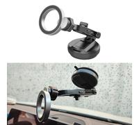 Support de tableau de bord de voiture pour smartphones Samsung et Xiaomi avec tête pivotante à 360 degrés et cadre en ABS renforcé + N52 + PU