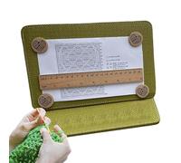 Support de tableau de tricot - Support magnétique pliable, planche à patrons de tricot | Organiseur portable avec aimants puissants et vue claire de la grille pour le suivi et les projets d'artisanat