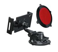 Support de tablette 2 en 1 pour voiture avec pince pour tableau de bord, bureau, pare-brise et appui-tête. Rotation à 360.
