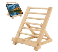 Support de tablette de bureau réglable, support pliable multifonction | support de table pour tablette et téléphone portable, idéal comme support pour livres de cuisine, support stable pour lecture