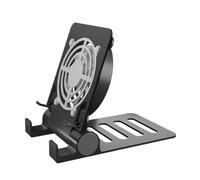 Support De Tablette De Bureau - Support De Smartphone Pliant Avec Ventilateur De Refroidissement | Porte-tablette Réglable Portable Pour Tables, Idéal Pour La Chambre, Les Bibliothèques, Les Salons