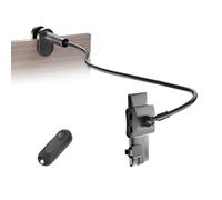 Support de tablette de chevet pour lecture Kindle au lit avec tourne-page à distance, support de bureau mains libres col de cygne pour accessoires Kindle, cadeaux pour lecteurs