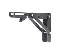 Support de tablette de forte capacité, Lot de 2 équerres triangulaires pliables for étagères murales, 8-20 pouces(16 Inch Length)