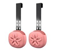 Support de tablette de nettoyage pour réservoir de toilettes, avec crochet réglable en silicone, 2 pièces, support de tablette de cuvette de toilette, support flexible de nettoyage de réservoir