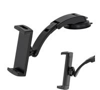 Support de tablette de tableau de bord de voiture - Support de ventilation en silicone ABS + support de téléphone multi-angle réglable pour voiture - Compatible avec camions, camping-cars, petites