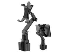 Support de tablette de voiture - Support de tablette de voiture pour tableau de bord | Support de tablette de voiture à 360 degrés, support de smartphone réglable pour console centrale de voiture