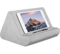 Support De Tablette Doux Avec Poche, Support De Tablette, Tablette Réglable, 3 Angles De Visualisation, Support Pour Lit, Canapé, Compatible Avec Ipad, Tablette, Liseuse (Gris)\U2026